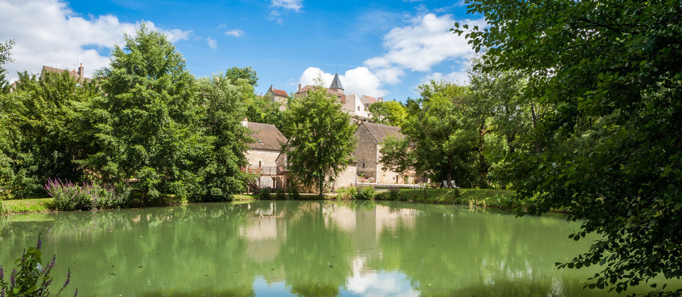 The lake, the mill and the village